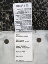 Jeans Boyfriend Brown Snake Jacquard