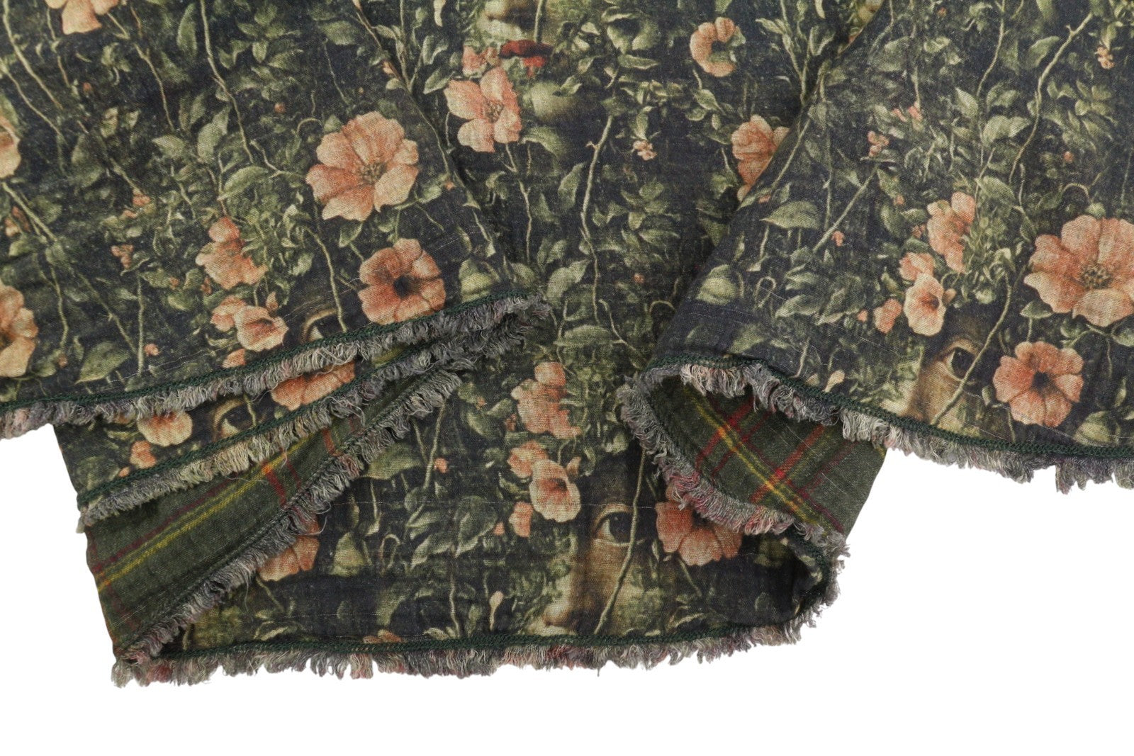 R13 dvipusė, smulkiai pjaustyta, laisvalaikio stiliaus midi moteriška suknelė L, alyvuogių spalvos, languota, Fromal, kamufliažinė, FW25 