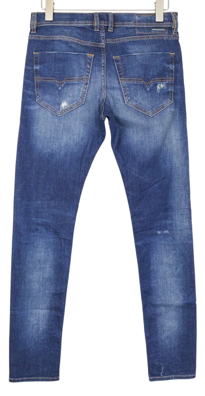 DIESEL Tepphar 084TX Men's Jeans W28/L32 Blue Stretch Cotton Slim Carrot Fit