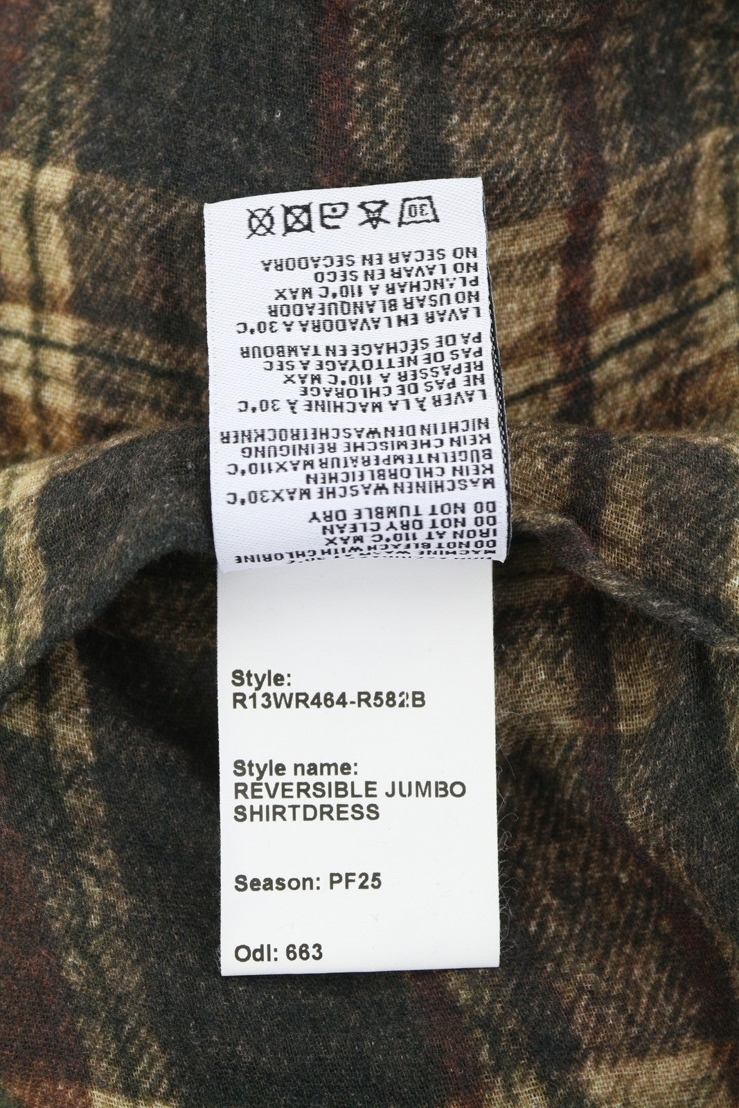 R13 dvipusė jumbo marškinių suknelė moterims M/L turkio spalvos gėlėta PF25 RRP899 