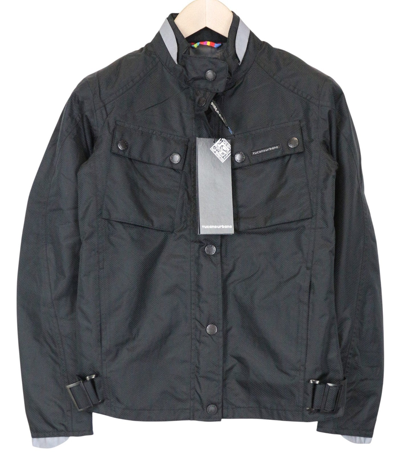 TUCANO URBANO Tina moteriška striukė M, juoda, pamušalu, motociklininkų, vieneilė 