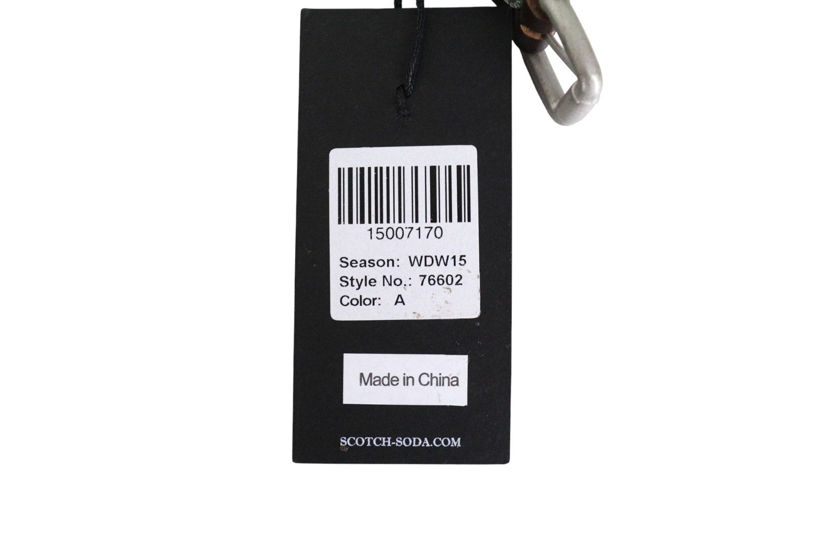 MAISON SCOTCH moteriškas diržas ~107 cm tamsiai rudas pintas sagtis laisvalaikio aksesuaras 