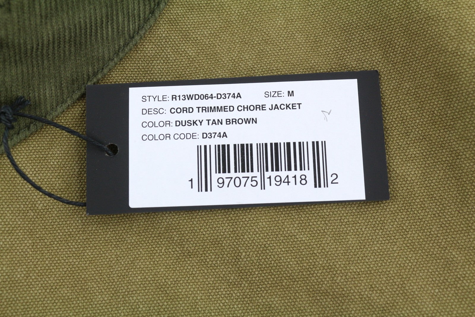 R13 moteriškas švarkas su virvelėmis, tamsiai rudos spalvos, didelis dydis, FW25, RRP1699 