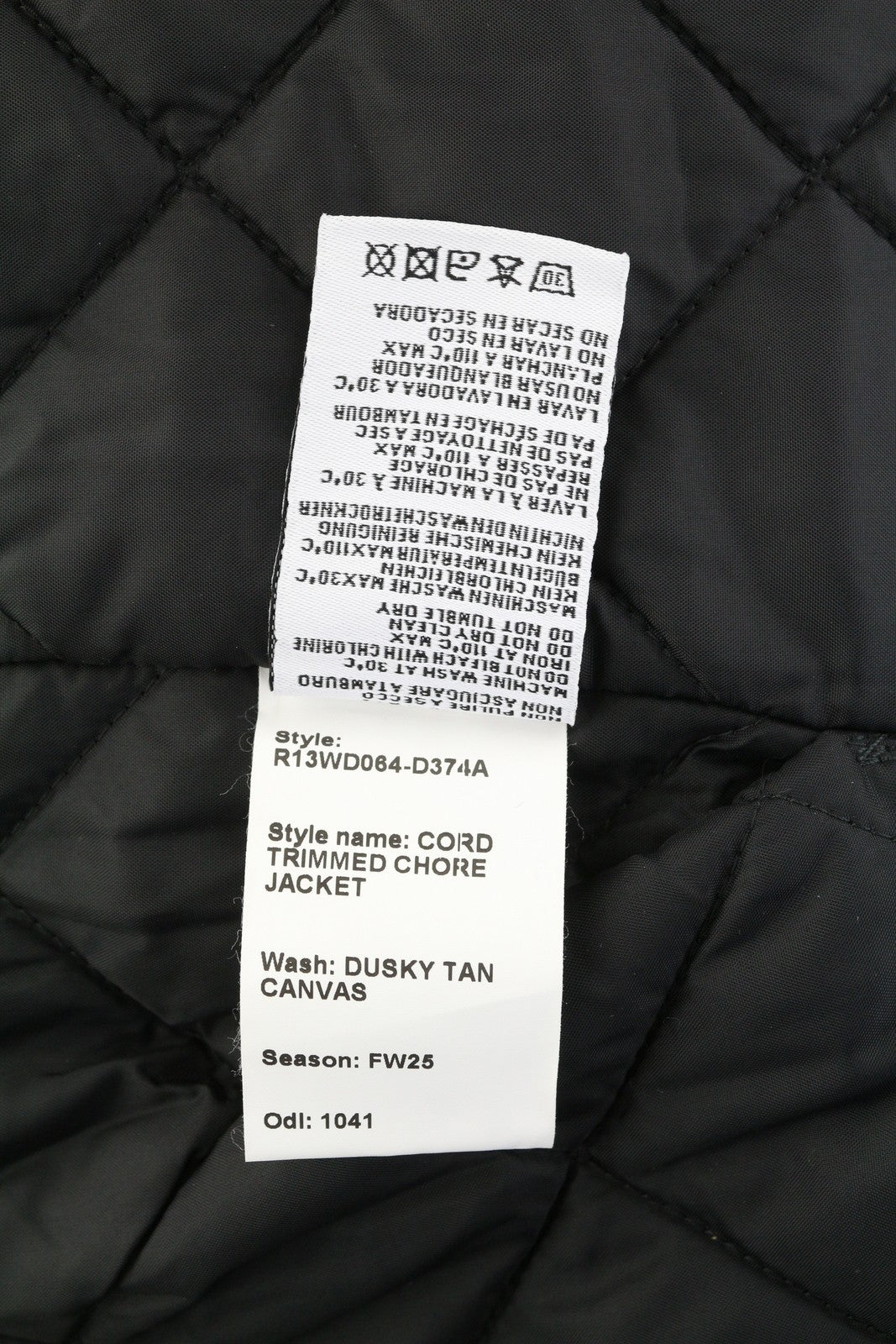 R13 moteriškas švarkas su virvelėmis, tamsiai rudos spalvos, didelis dydis, FW25, RRP1699 