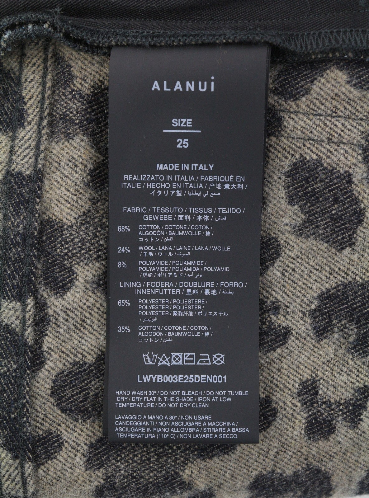 ALANUI Seattle Jungle plačių džinsinių moteriškų kelnių su leopardo raštu, RRP750 