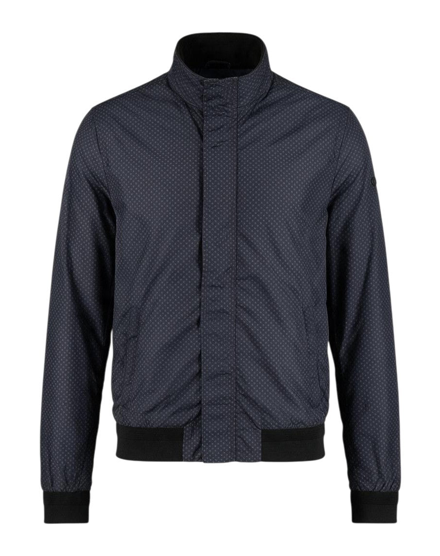 Blue Polyester Jacket