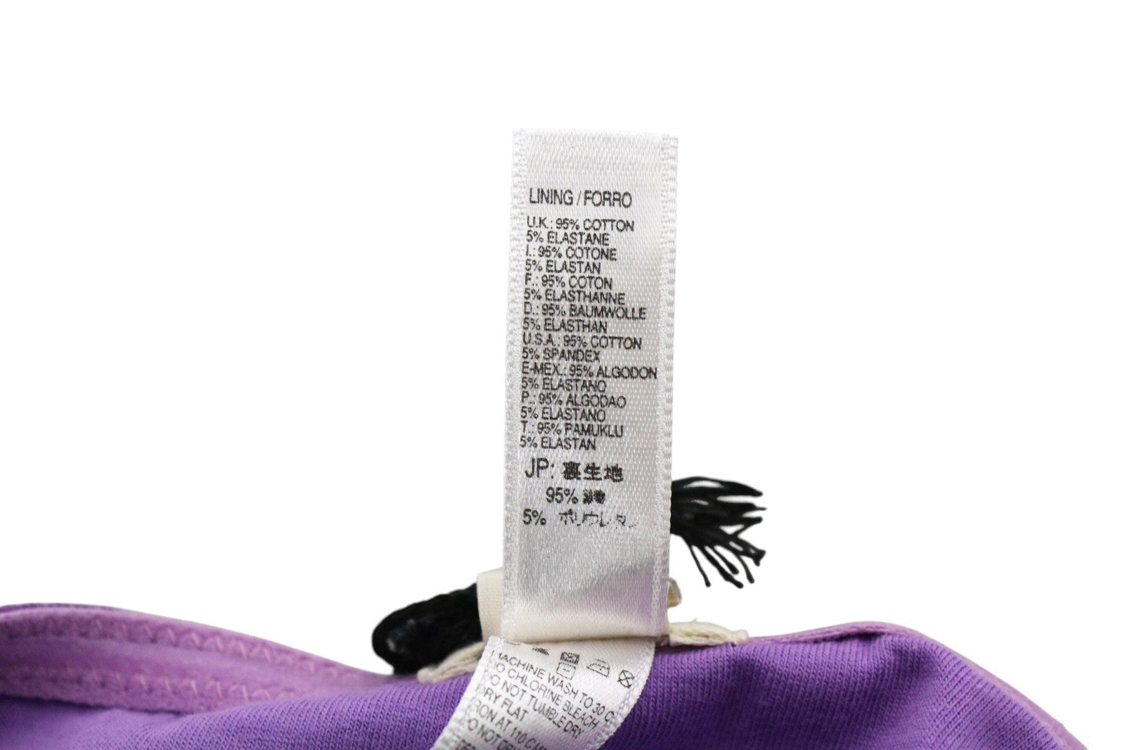 MAISON SCOTCH moteriška liemenėlė 75B violetinė su logotipu ir tampriu pamušalu, UK34B dydis 