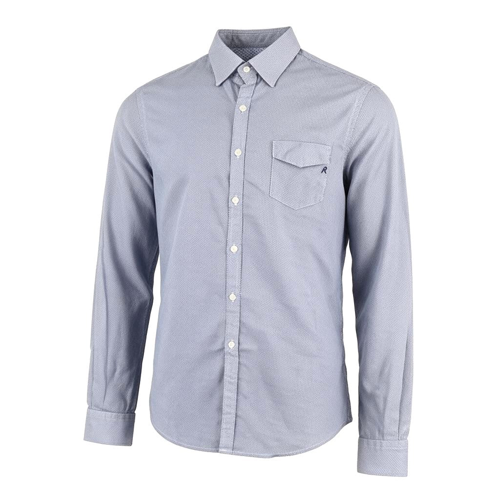 Blue Cotton Shirt
