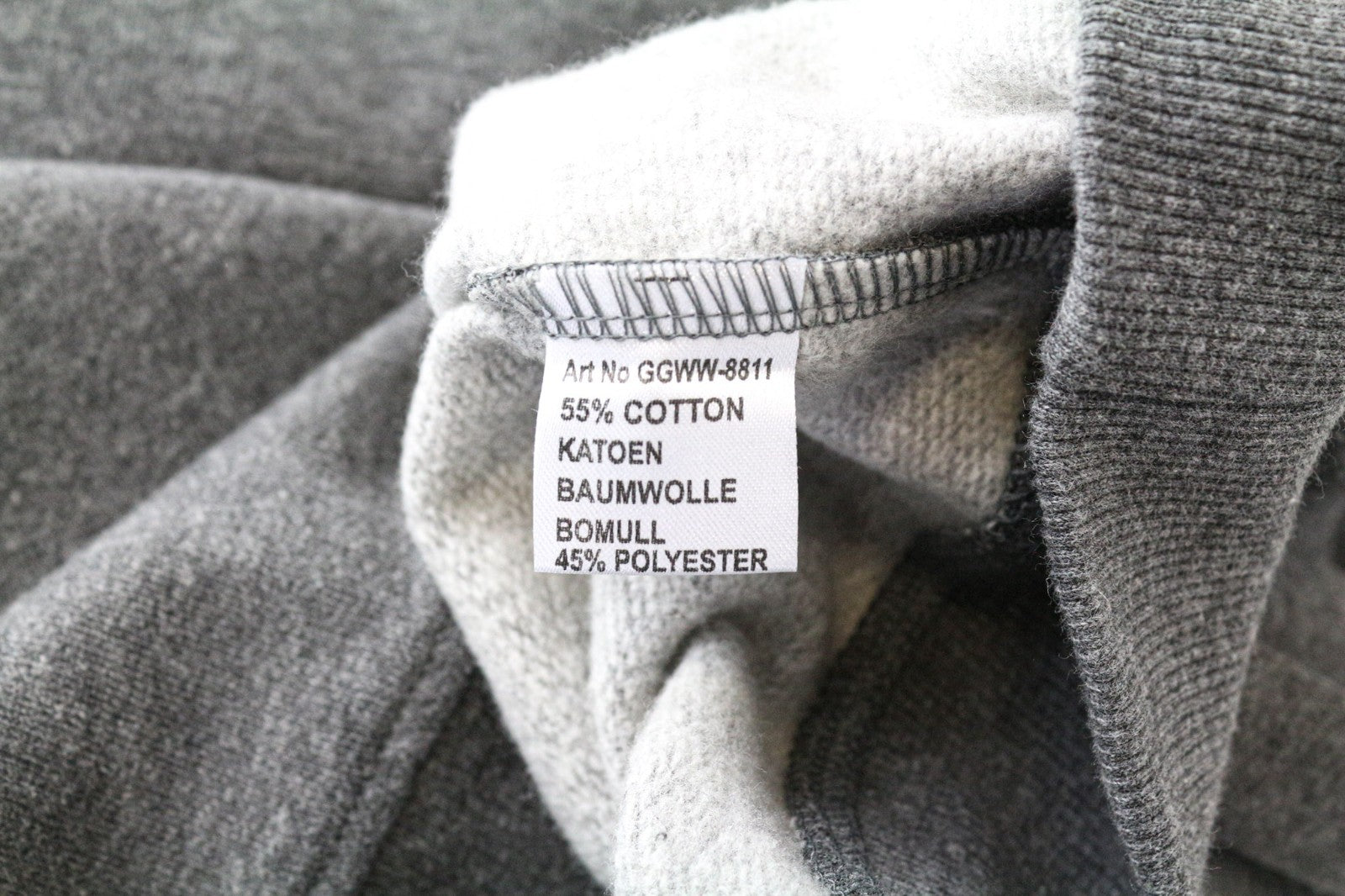 GOOD GENES vyriškas džemperis su pilku mišinio megztiniu logotipu ilgomis rankovėmis laisvalaikio palaidinė 