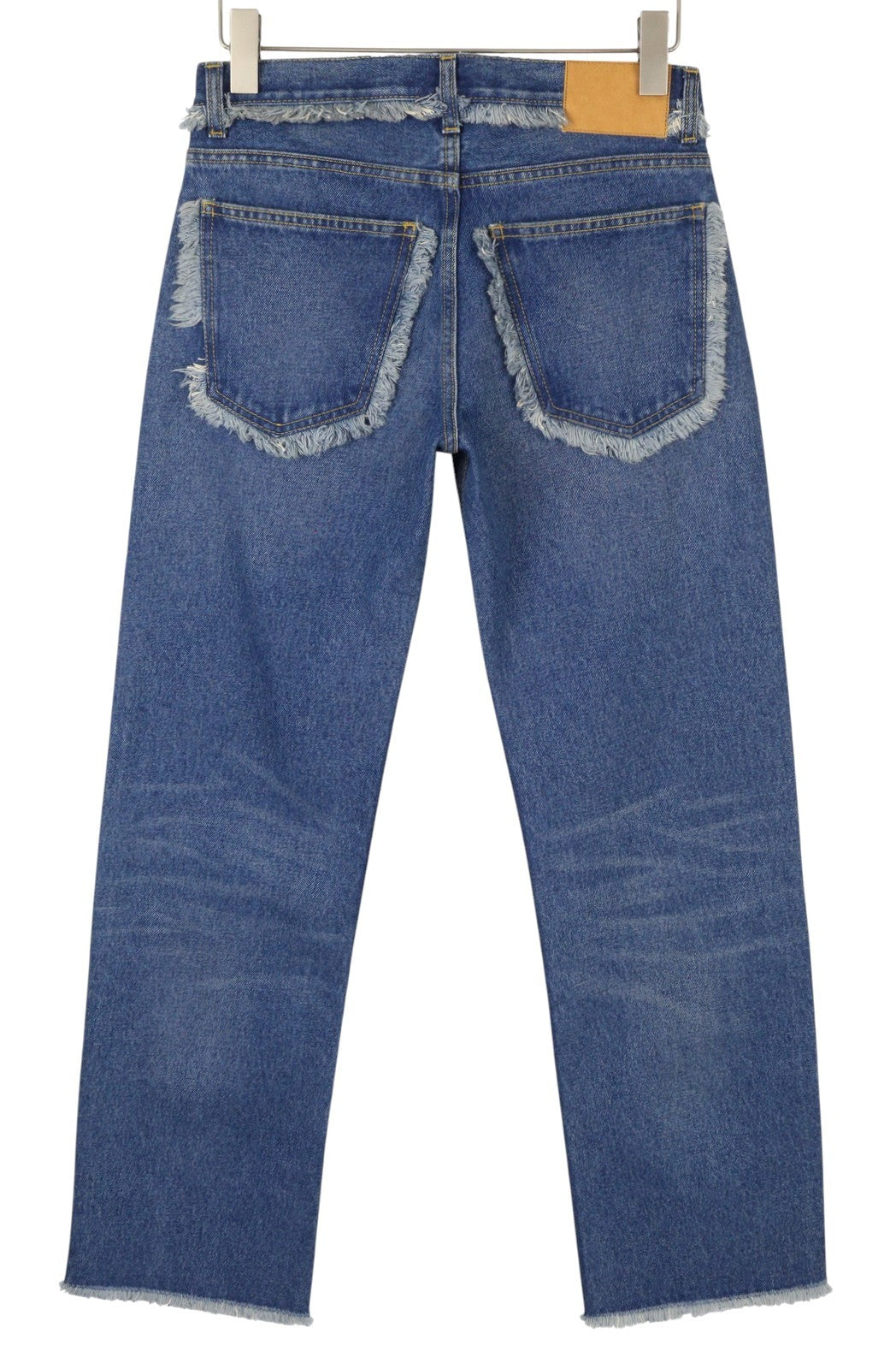 ALANUI Pacific Roads Regular moteriški džinsai W26 su užtrauktuku, dirbtinai sendinti, išblukę džinsai 