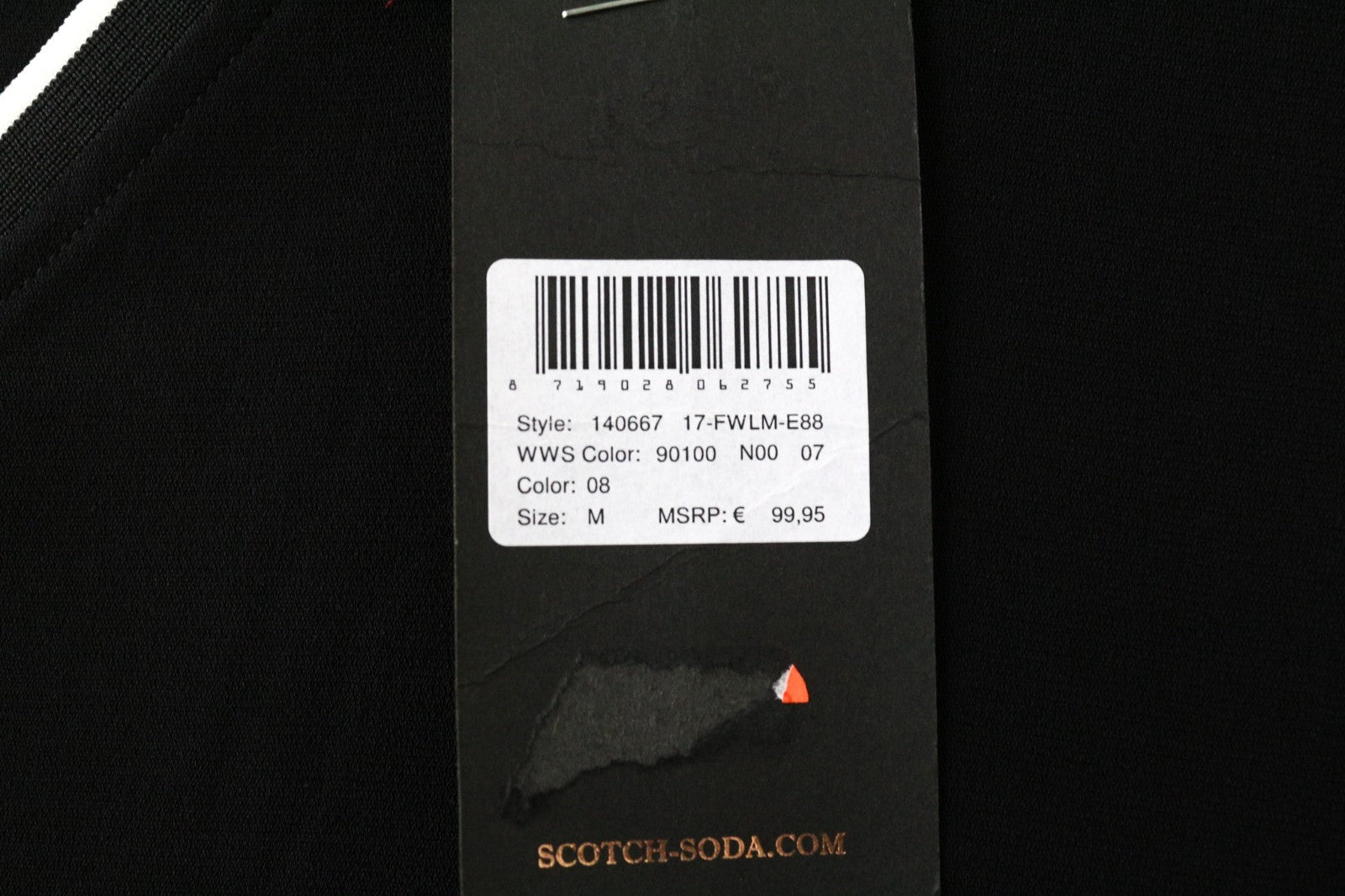 MAISON SCOTCH moteriška suknelė M juoda V formos iškirpte trumpomis rankovėmis laisvalaikio stiliaus šortai su pamušalu 