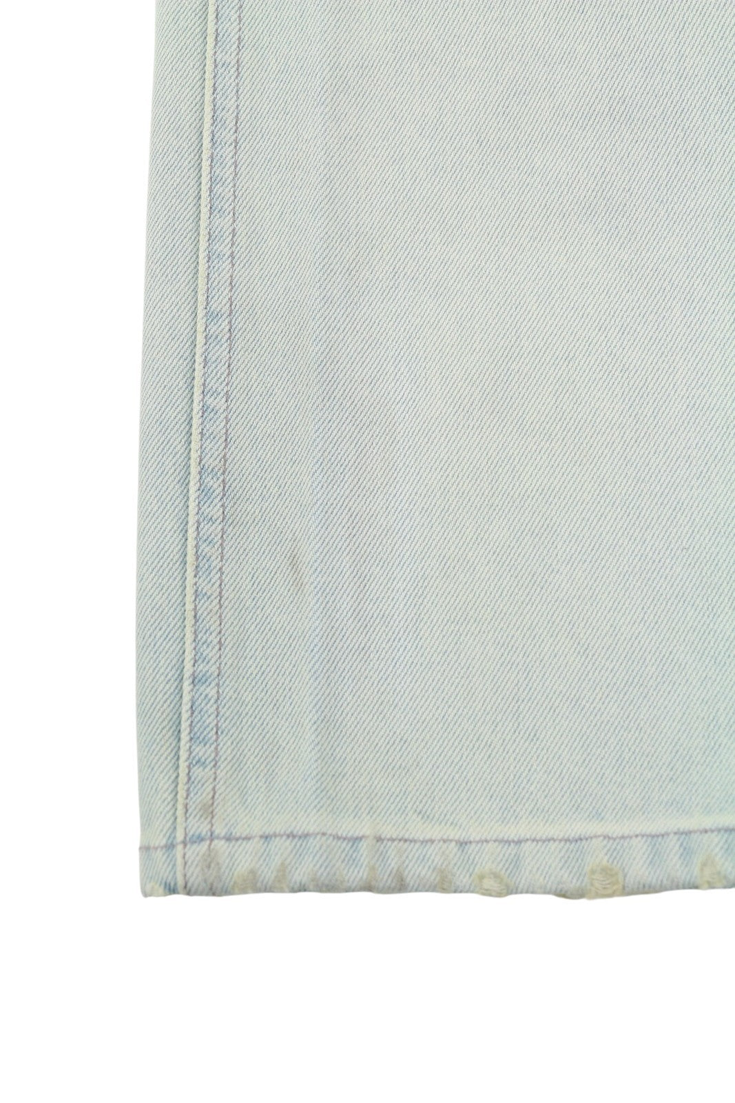 AMBUSH Slim Denim Cargo vyriški džinsai W32 šviesiai mėlyni išblukę distressed įprasti RRP920 