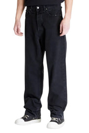 AMBUSH vyriški džinsai su juosmens detalėmis W31 juodi su sagomis ir logotipu RRP499 