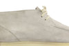 Grey Leather Desert Boots