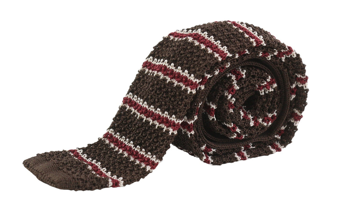 Brown Silk Tie