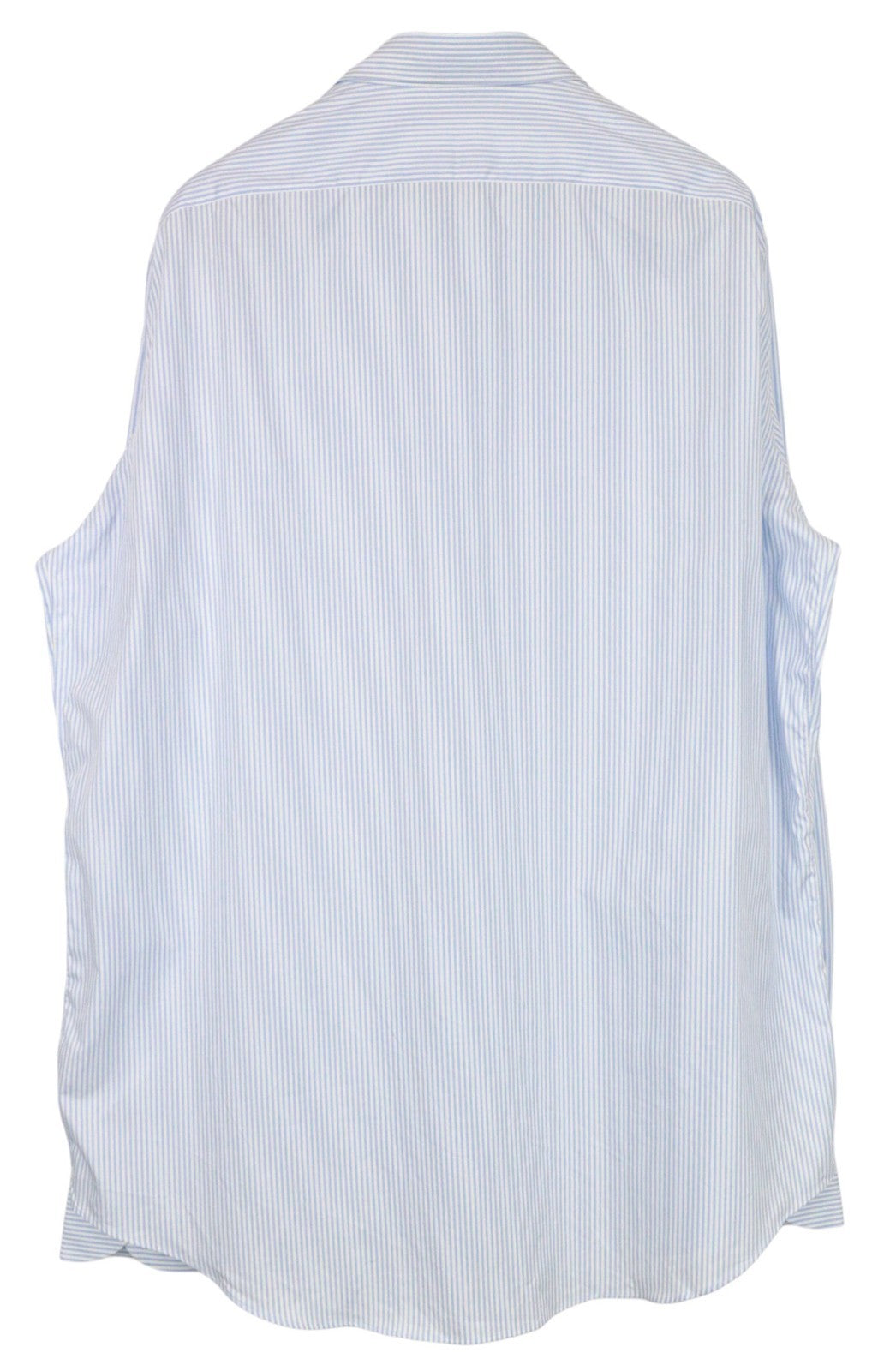 SUITSUPPLY Men's Formal Shirt 47L/18 1/2 Blue Striped Slim Pure Cotton Dress