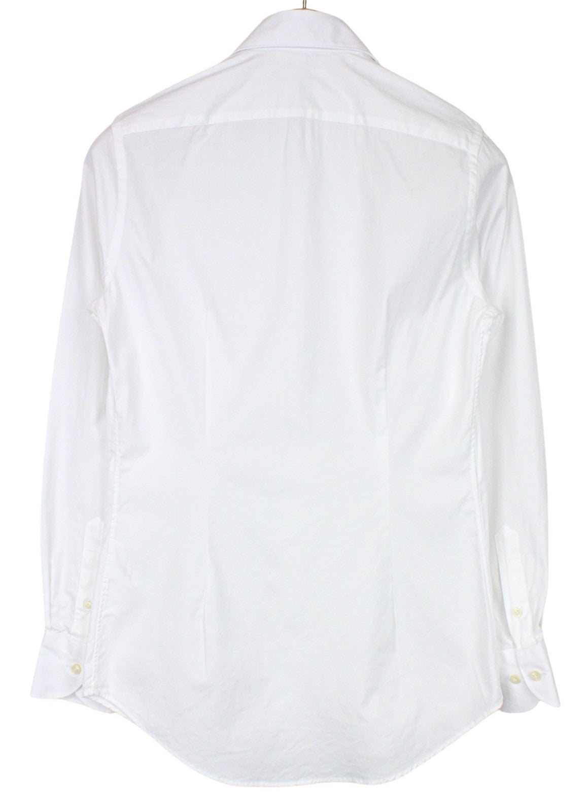 SUITSUPPLY vyriški formalūs marškiniai, 35/13 1/2, balti, grynos medvilnės, su sagomis, ypač ploni 