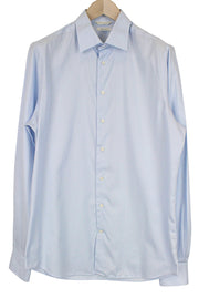 „SUITSUPPLY Traveller“ vyriški formalūs marškinėliai, 41L/16L, ploni, mėlyni, ilgi, gryna medvilnė 