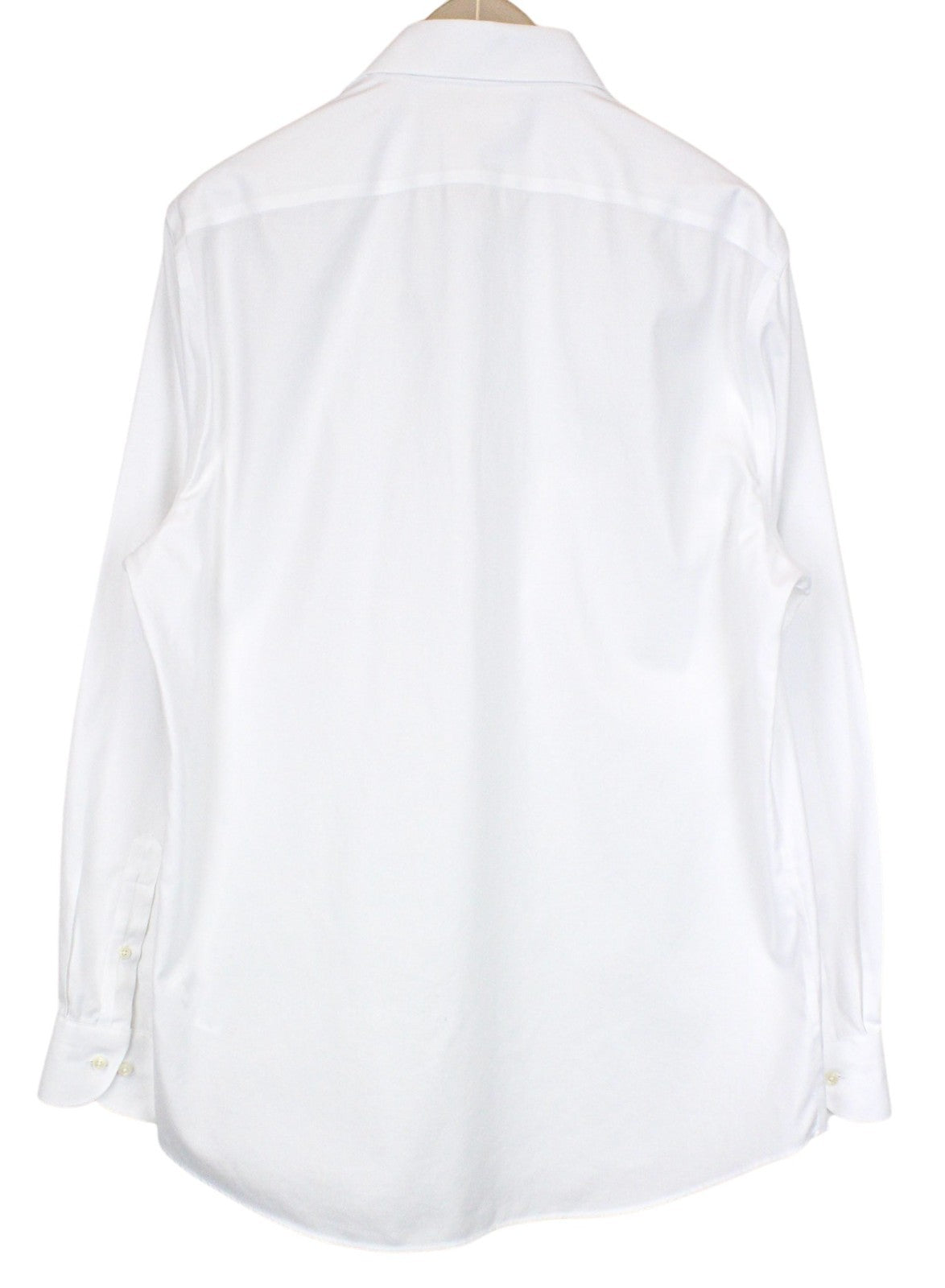 „SUITSUPPLY Traveller“ vyriški formalūs marškiniai, 44/17 1/2, balti, ploni, grynos medvilnės 