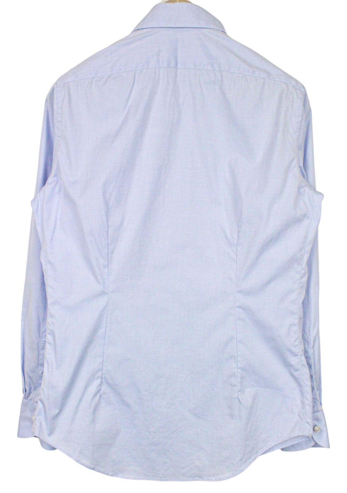 SUITSUPPLY Men's Formal Shirt 39/15 1/2 Blue Cutaway Extra Slim Pure Cotton