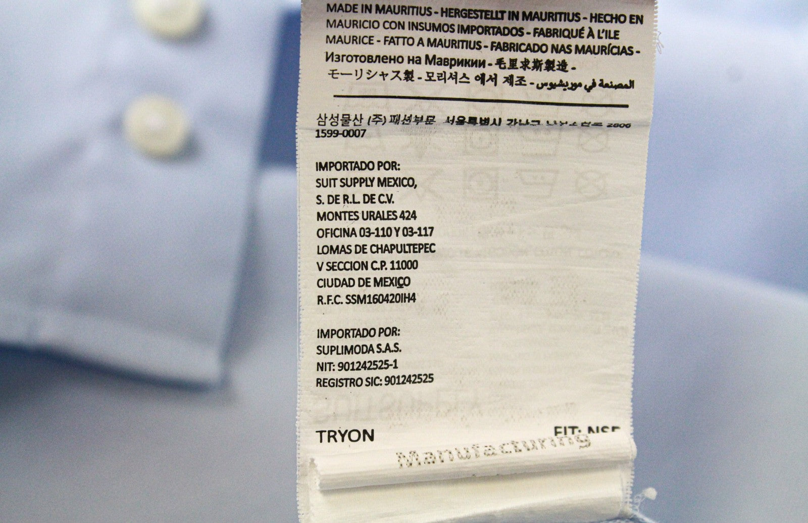 „SUITSUPPLY“ vyriški formalūs marškinėliai, 39/15 1/2, šviesiai mėlyni, ploni, grynos medvilnės, pasimatuoti 