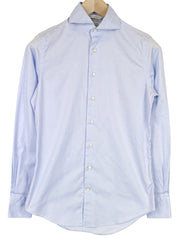SUITSUPPLY Men's Formal Shirt 35/13 1/2 Light Blue Slim Extra Slim Pure Cotton