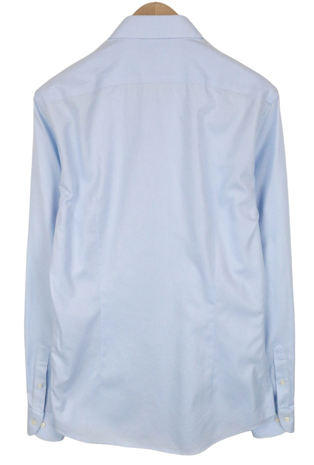 „SUITSUPPLY Traveller“ vyriški formalūs marškinėliai, 41L/16L, mėlyni melanžo spalvos, ploni, grynos medvilnės 