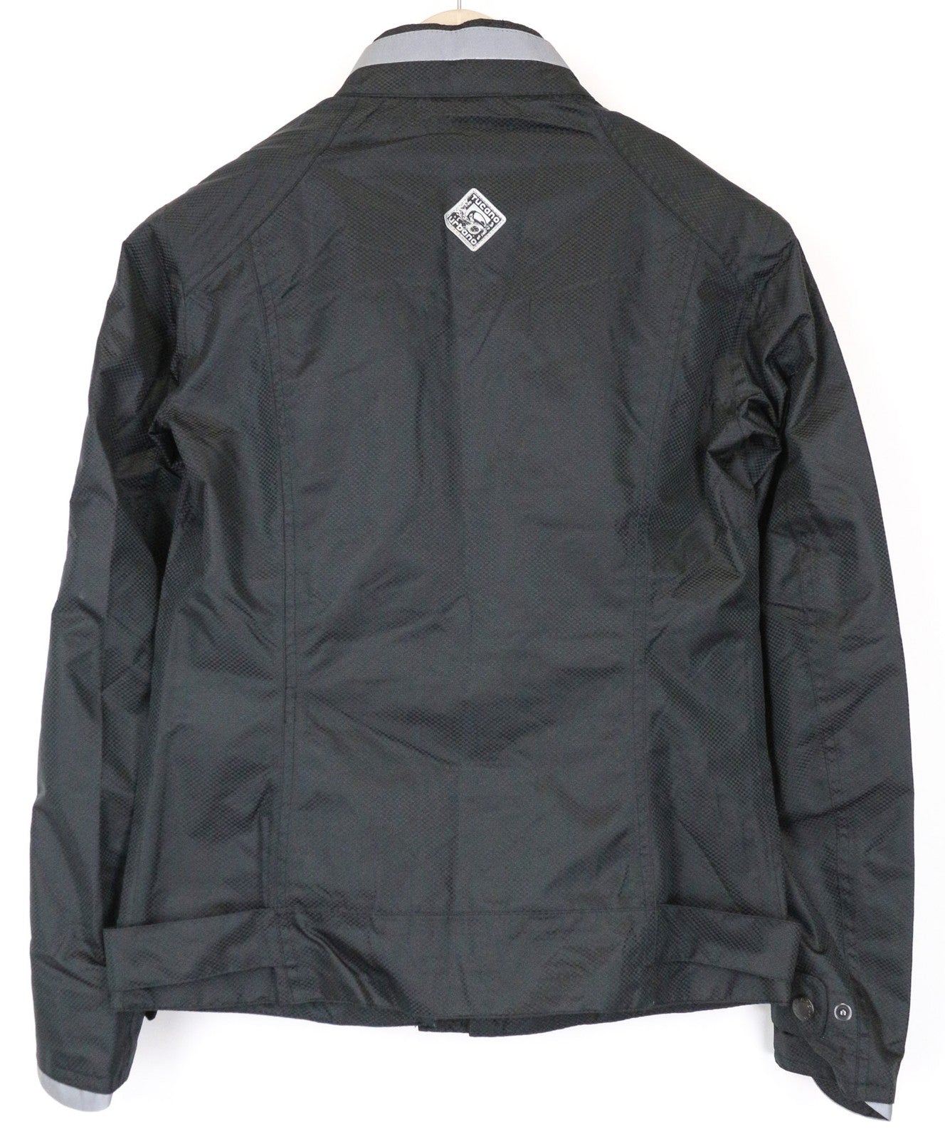 TUCANO URBANO Tina moteriška motociklininko striukė S, juoda, su PVC pamušalu, vėjui nepralaidi striukė 