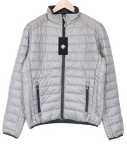 TUCANO URBANO vyriška pilka striukė su pamušalu ir užtrauktuku, M dydžio, su termo pamušalu ir vėjui nepraleidžiančia striuke. 