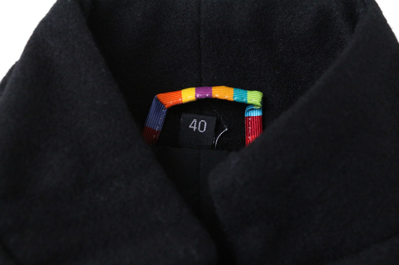 TUCANO URBANO New Carmen moteriškas juodas IT40 vilnos mišinio motociklininko stiliaus paltas 