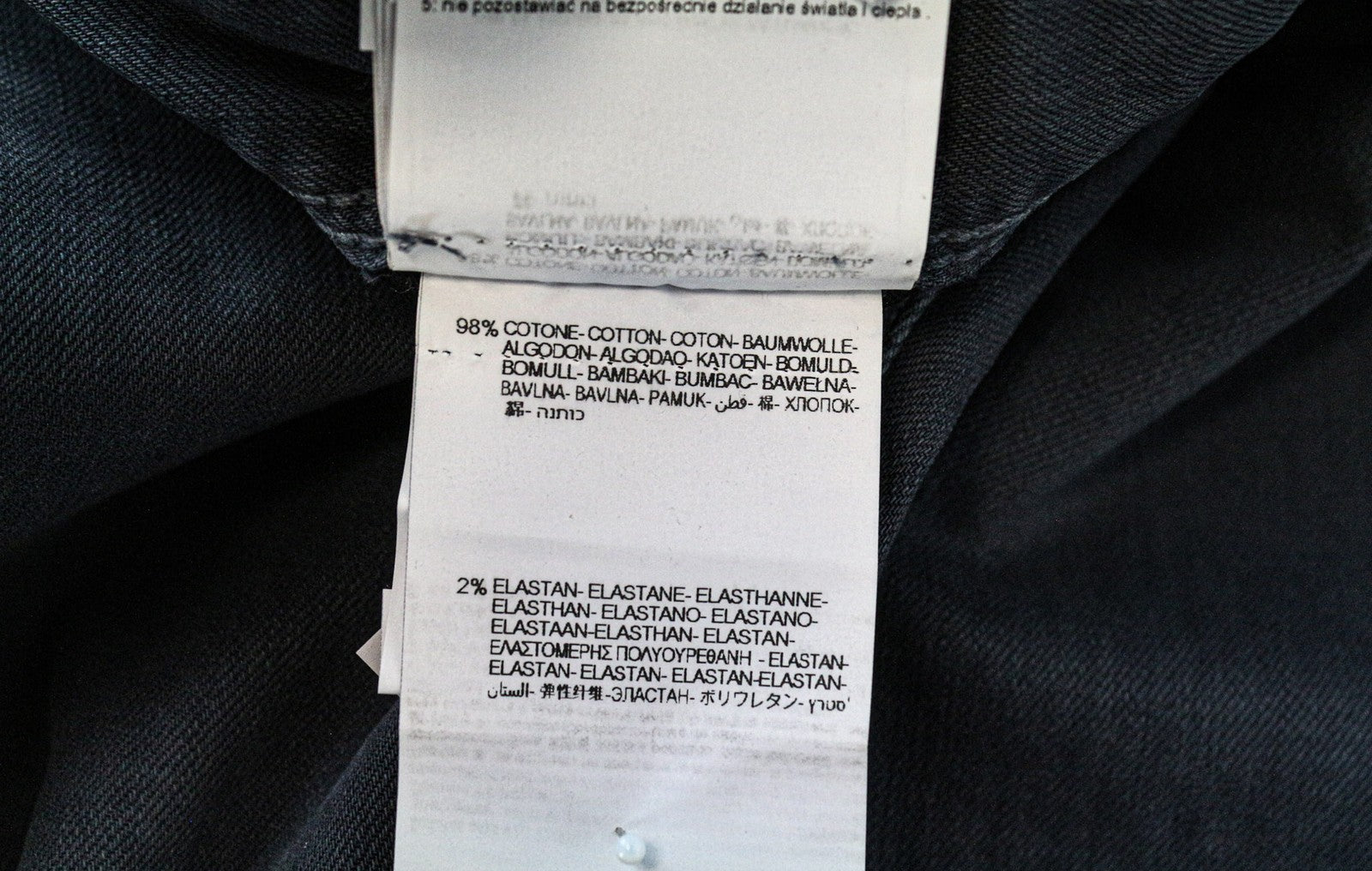 REPLAY Anbass vyriški džinsai W30/L34 Slim Fit, skalbtos mėlynos spalvos, tamprios medvilnės 