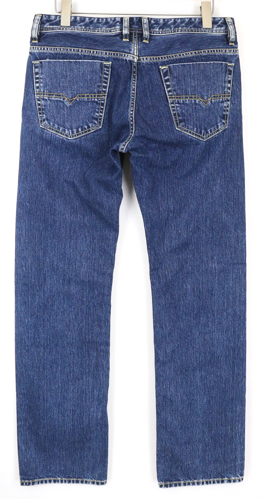 DIESEL Viker Men's Blue W34 Straight Fit Casual Regular Cotton 5-Pocket