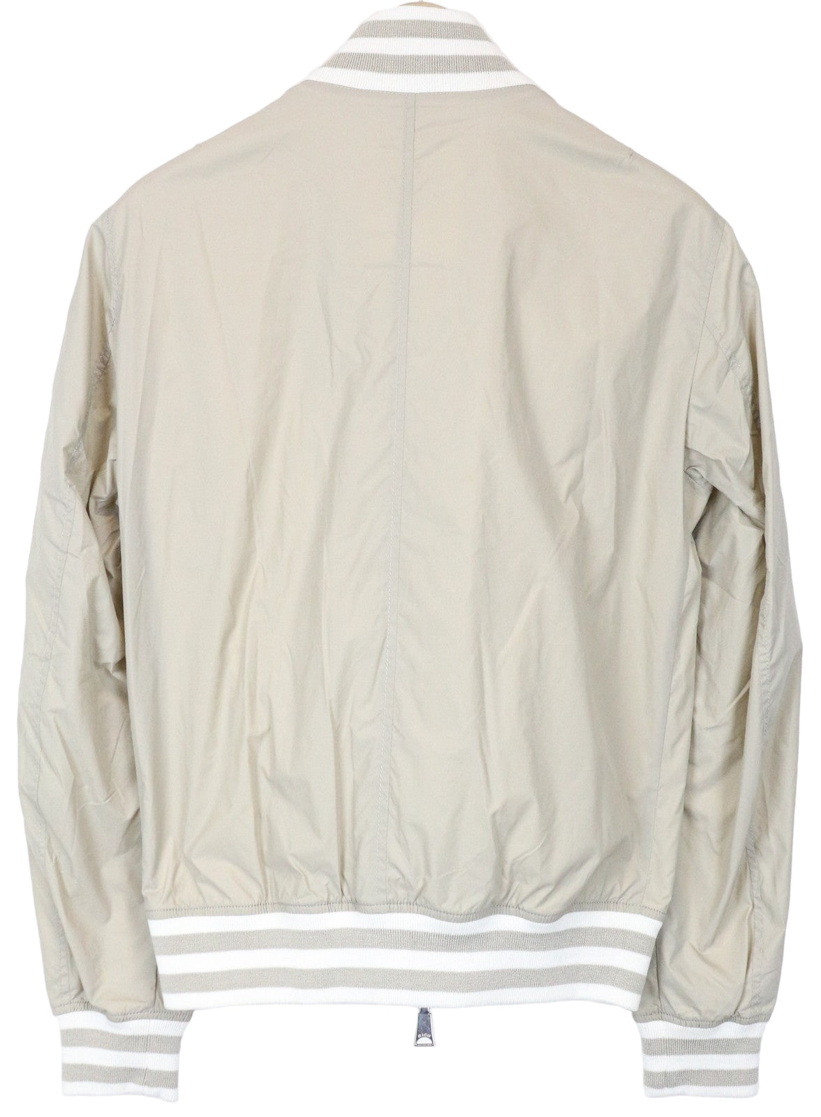 RICHMOND vyriška striukė 44 smėlio spalvos, lengva, laisvalaikio stiliaus, su užtrauktuku ilgomis rankovėmis 