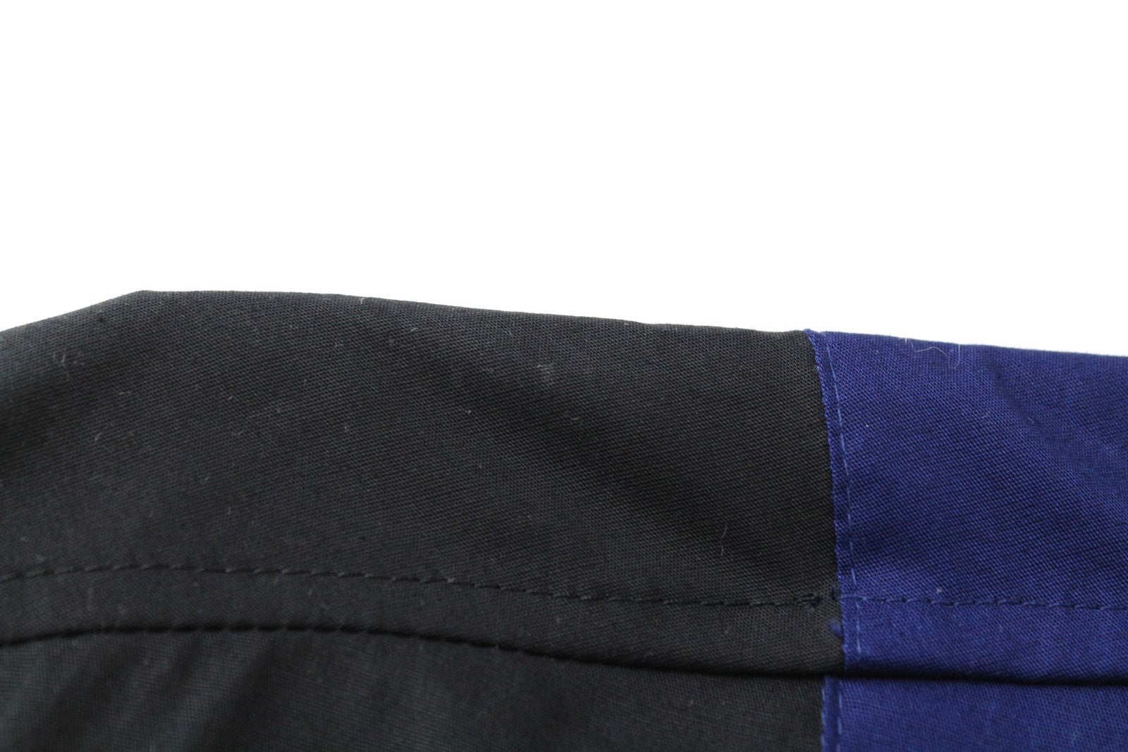 RICHMOND vyriški marškiniai 48 mėlyni juodi tamprūs medvilniniai trumpomis rankovėmis su sagomis 