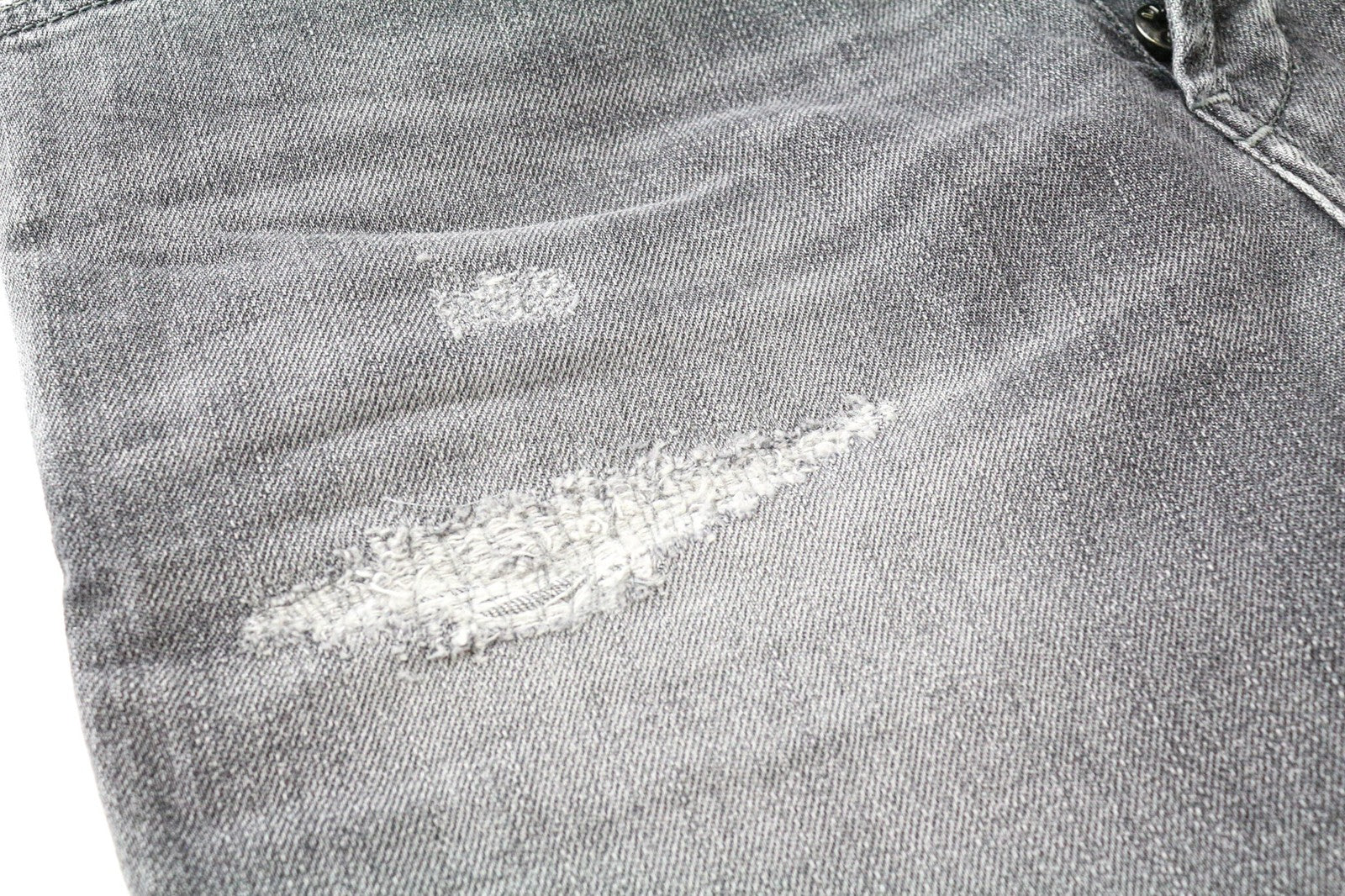 DIESEL D-Eetar 0890F Men's W28/L32 Grey Taper Fit Cotton Stretch Jeans