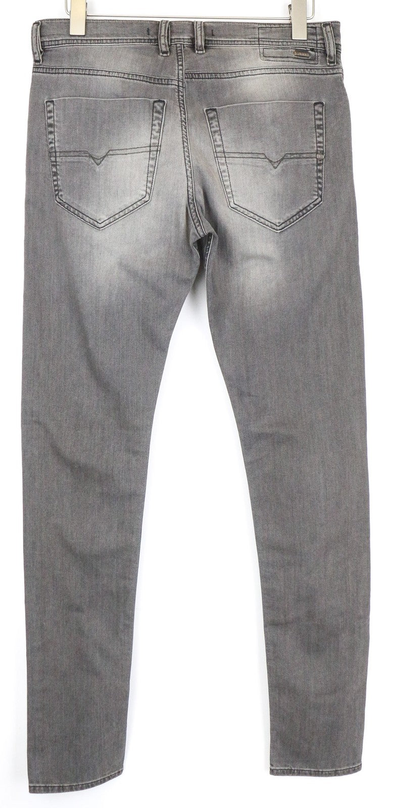 DIESEL D.N.A. Tepphar 0674U Men's Slim W31/L34 Carrot Fit Grey Cotton Jeans