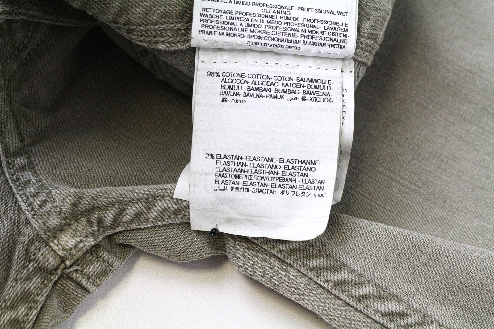 REPLAY Anbass vyriški šviesiai rudi ploni W30/L34 tamprūs vienspalviai džinsai 