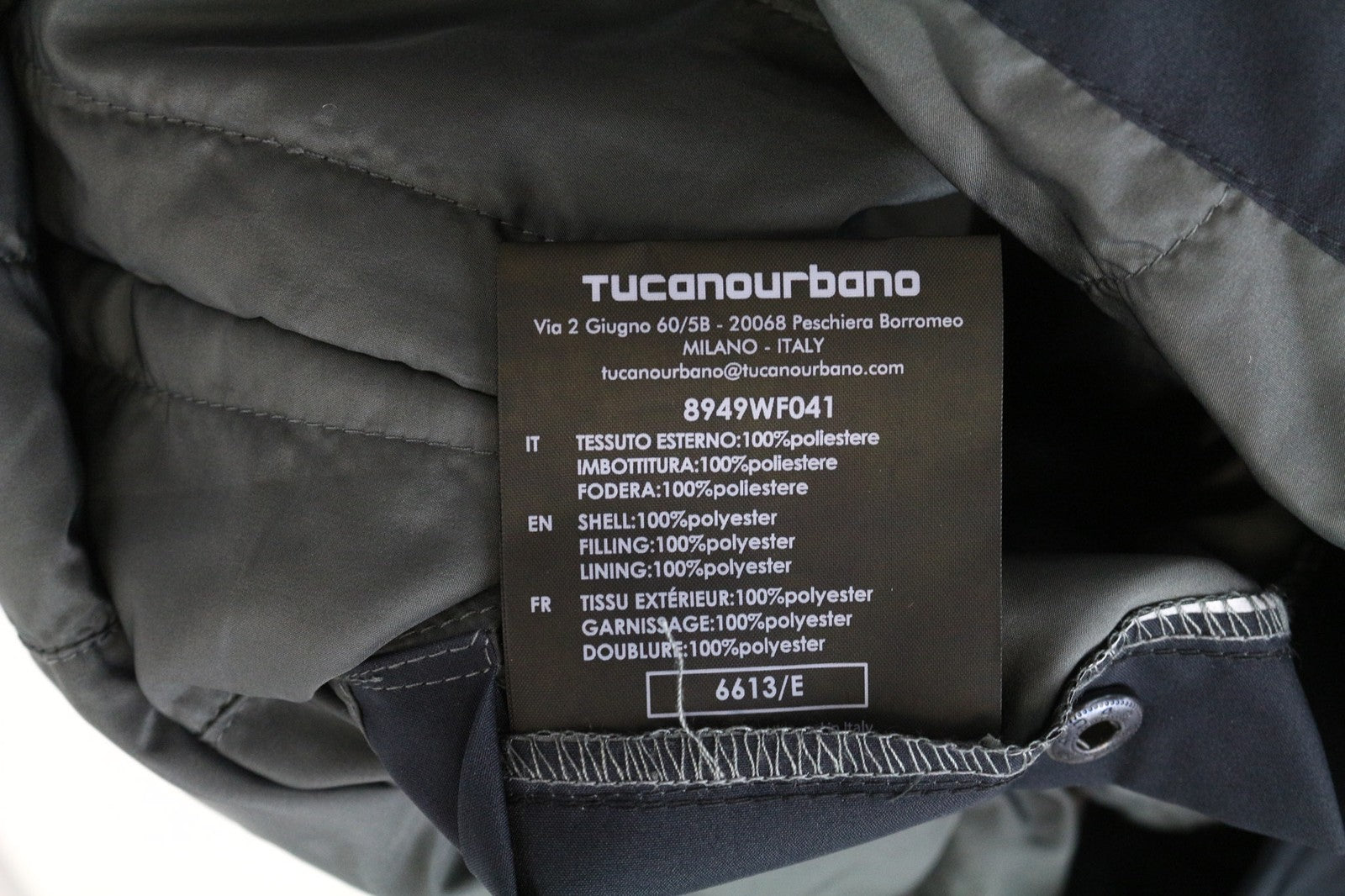 TUCANO URBANO Serissa Light moteriška tamsiai mėlyna dvieilė motociklininko striukė, EU42, dydis 