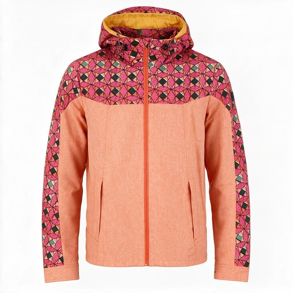 Orange Polyester Jacket
