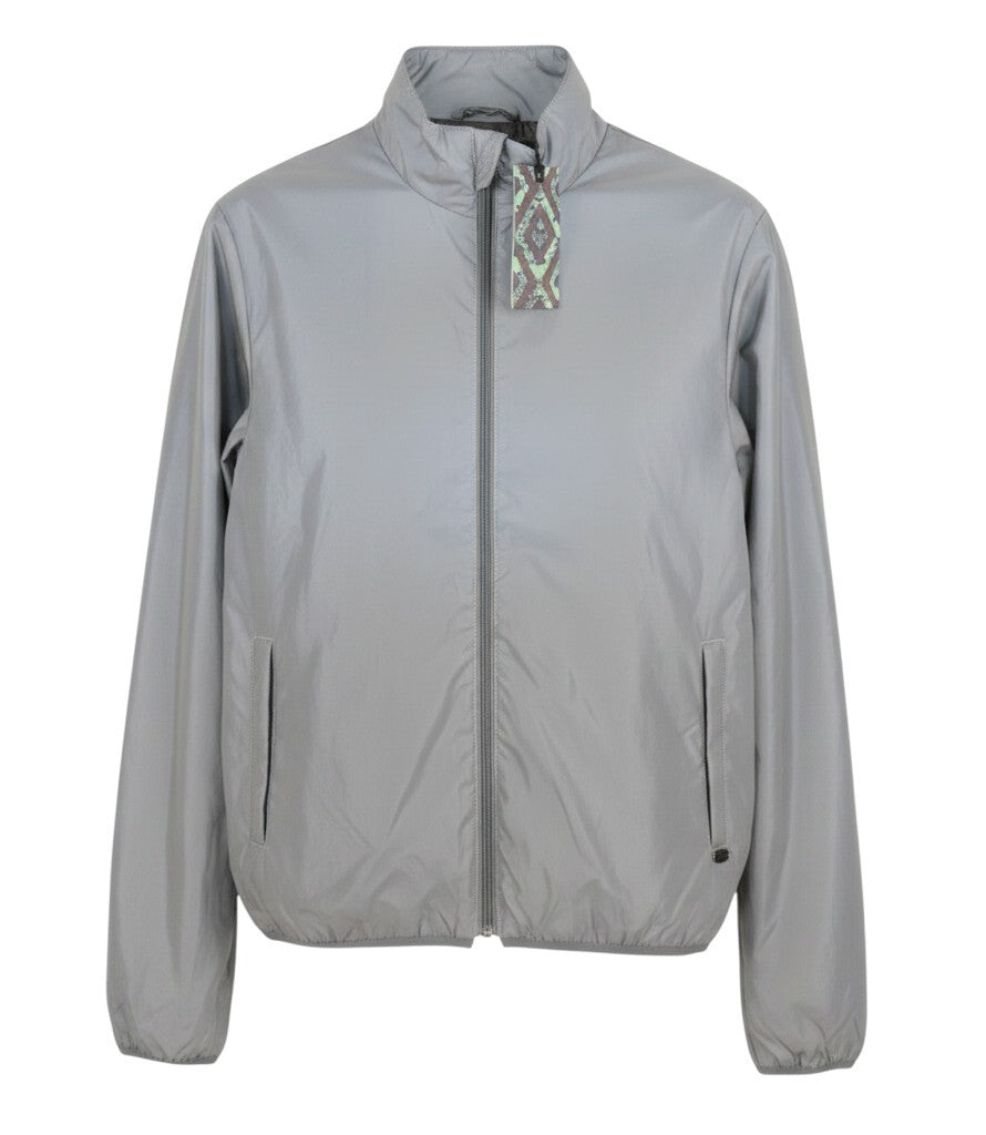Grey Polyester Jacket