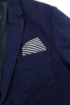 Blue Cotton Blazer