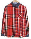 Red Cotton Button-up