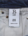 „Boy“ džinsai „Dalston Selvedge“ tiesaus kirpimo, mėlyni, tamprūs, atlenktais galais