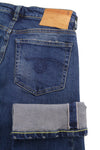 „Boy“ džinsai „Dalston Selvedge“ tiesaus kirpimo, mėlyni, tamprūs, atlenktais galais