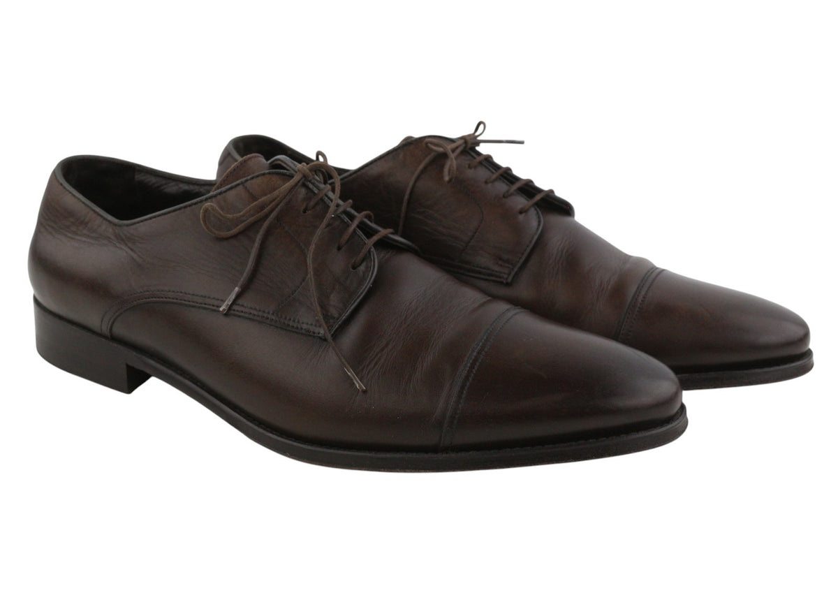 Brown Leather Formal Shoes