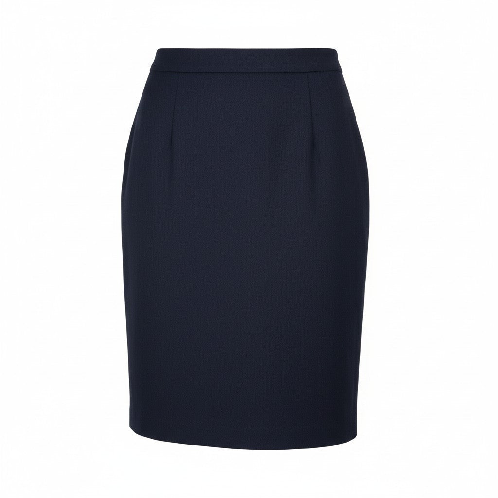 Blue Wool Skirt