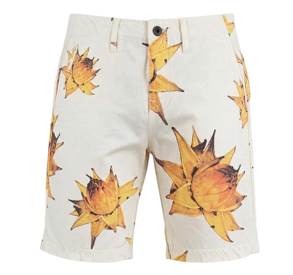 White Cotton Shorts