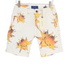 White Cotton Shorts