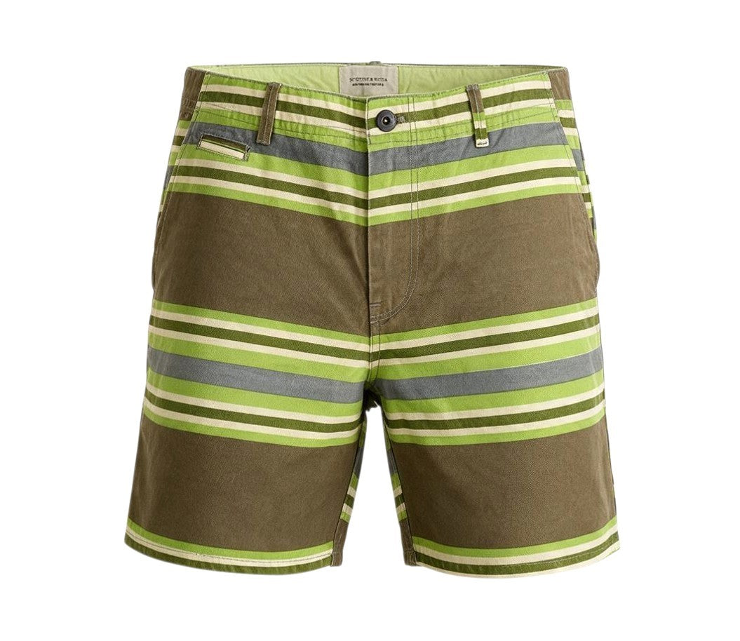 Brown Cotton Shorts