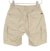 Beige Cotton Shorts